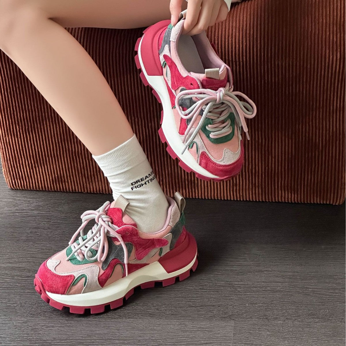 Women's Trendy Daddy Spring Minority Thick Bottom Sneakers