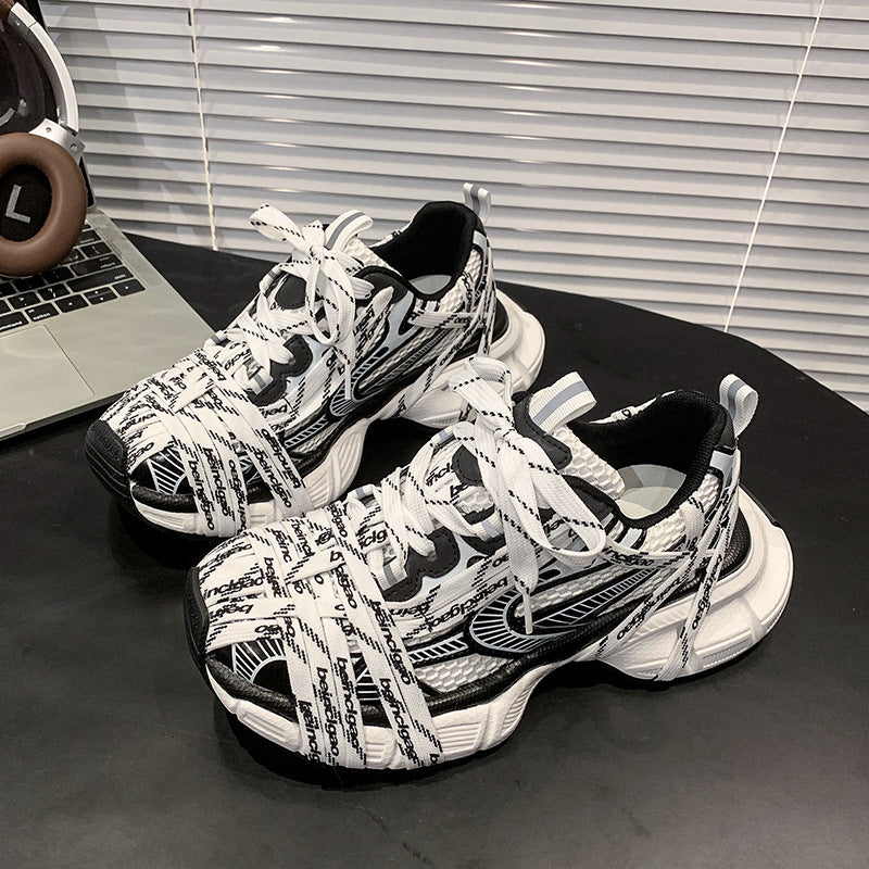 Summer Fashion Niche Platform Breathable Dad Casual Shoes
