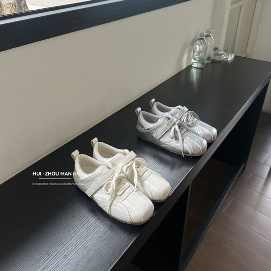 Women's Retro Height Increasing Insole Ballet Training Velcro Leisure Cortez Women's Sports Shoes