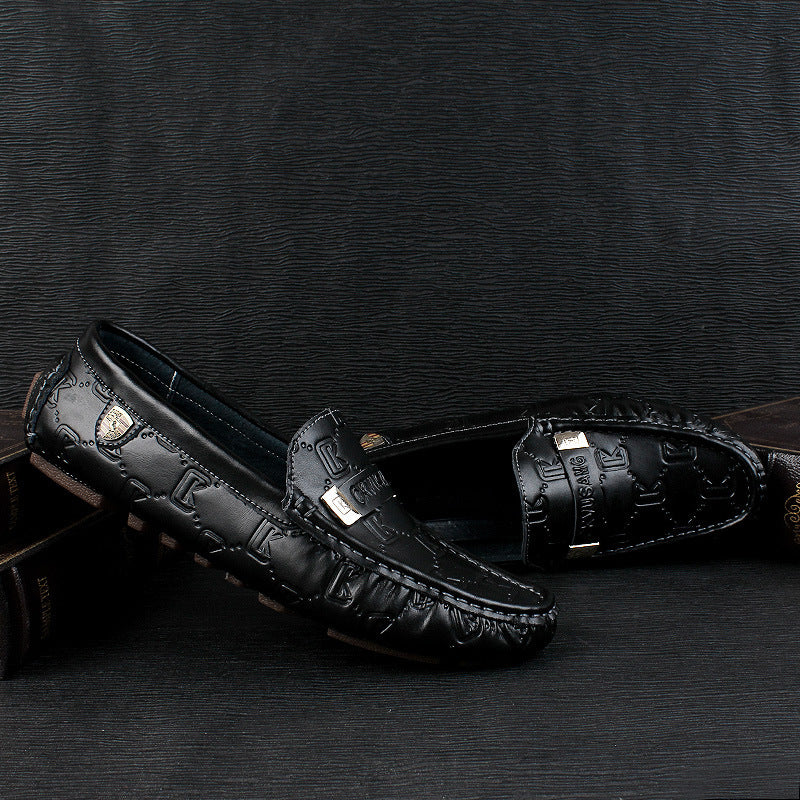 Men's Genuine Doug Trendy Korean Slip-on Soft Men's Shoes