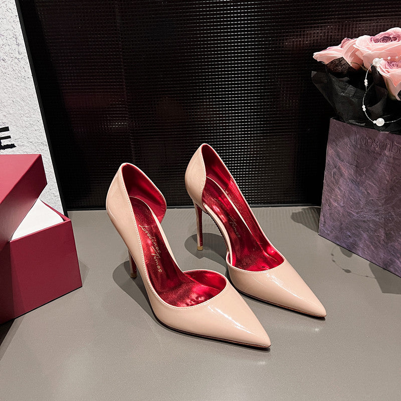 Women's High Beautiful Wedding Black Nude Color Super Moving Stiletto Light Women's Fashion Shoes