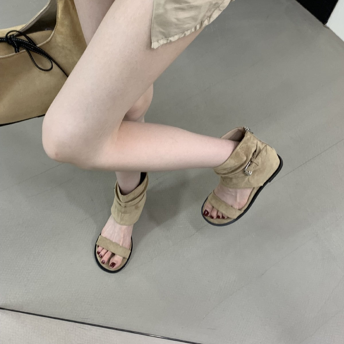 Women's Retro Chunky Niche Design Roman Summer Sandals