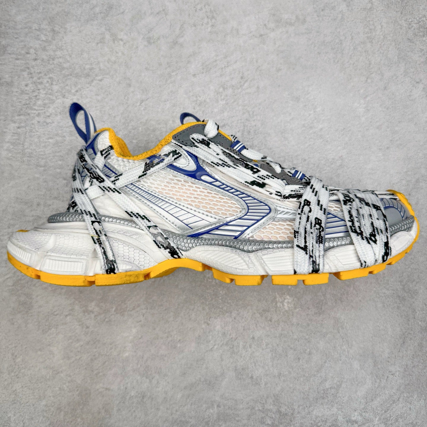 Gao Ding Paris Mesh Breathable Catwalk Retro Heightened Distressed Dirty Men's Sports Shoes