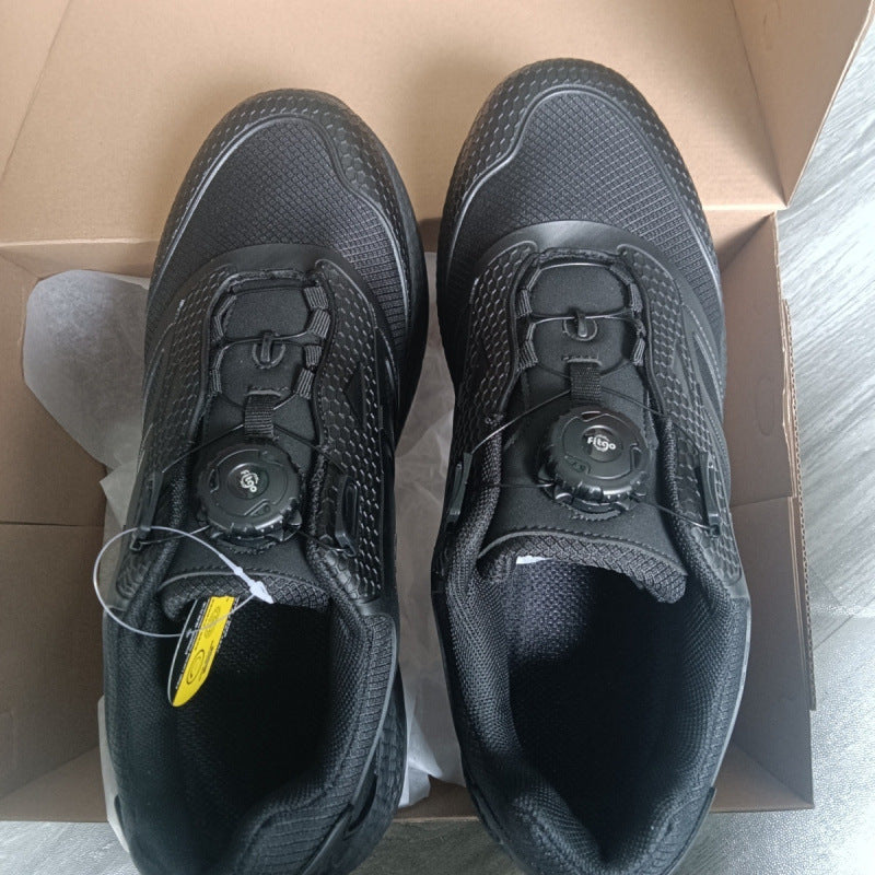 Men's Summer Training Automatic Buckle Security Guard Men's Sports Shoes