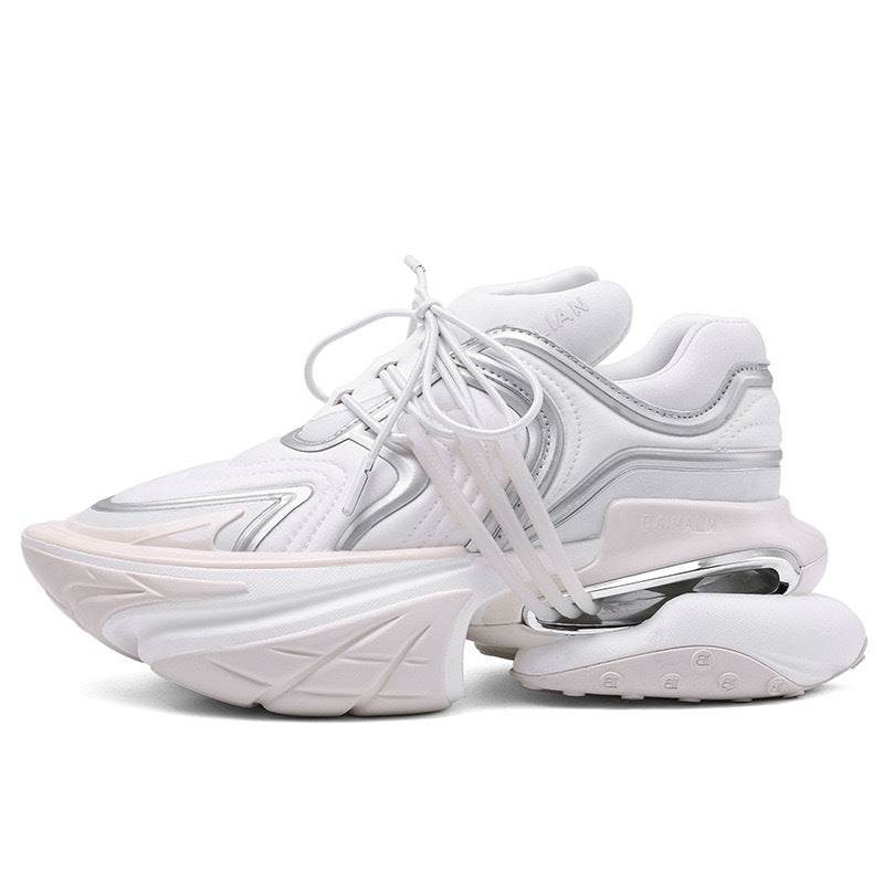 Men's Bottom Heightened Daddy Couple Niche Yacht Light Luxury Fashion Technology Women's Sports Shoes