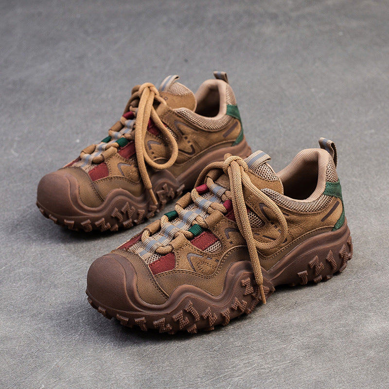 Women's Shu Autumn Sports Style Low Top Lace Up Casual Shoes