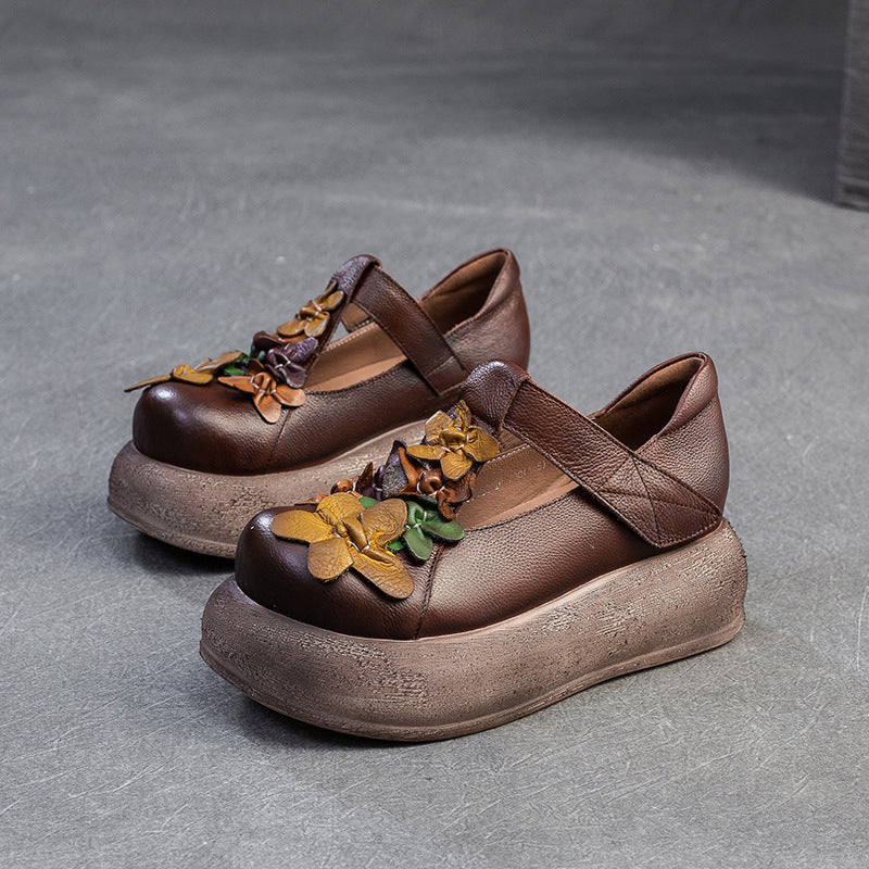 Shu Platform National Style Retro Magic Stick Artistic Heels
