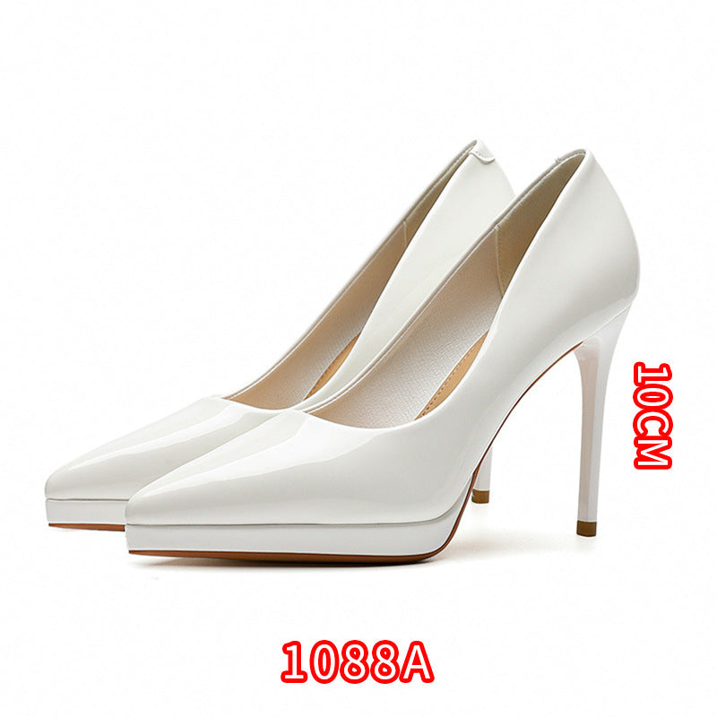 Women's Korean Patent Sexy Pointed Stiletto Classy High Fairy Style Women's Fashion Shoes