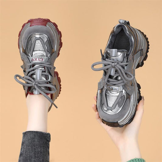 Women's Running Shock Absorption Lightweight Platform Make Your Feet Look Women's Sports Shoes