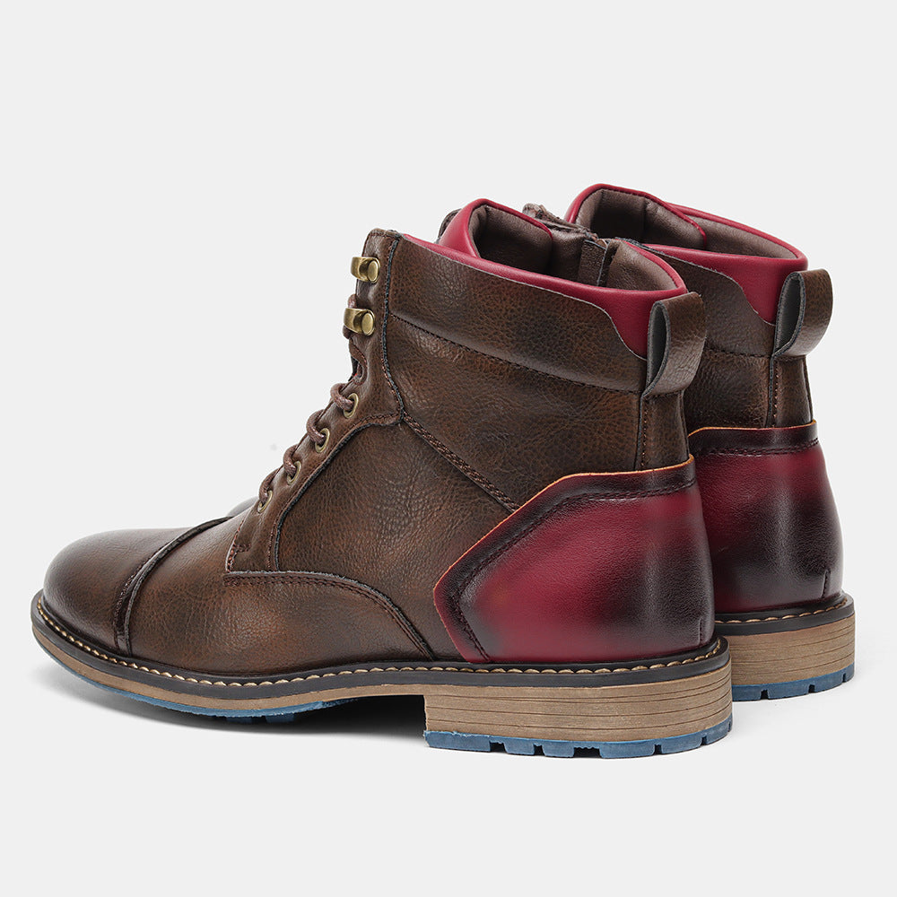 Men's Plus Size Single Fashion Ankle Martin Boots