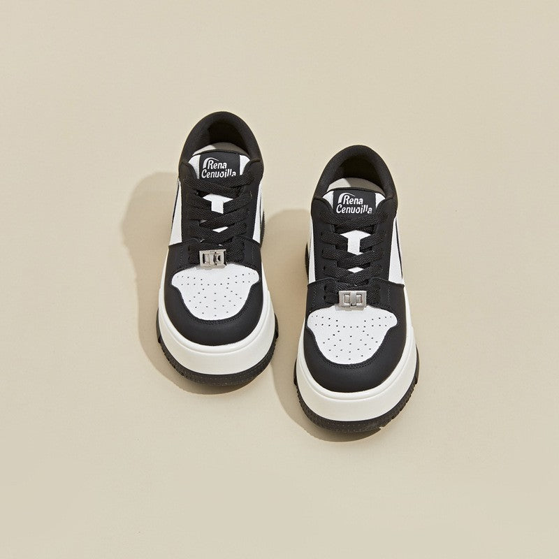 Women's Height Increasing Insole Flange In Black Women's Sports Shoes