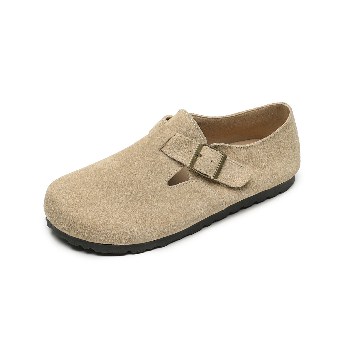 Women's Cowhide Version All-inclusive Genuine Retro Pumps Plus Women's Fashion Shoes