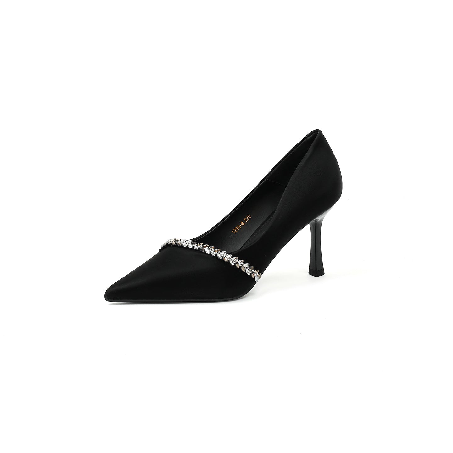 Women's Spring Stiletto Pumps High Pointed Temperament Korean Style French Pearl Heels