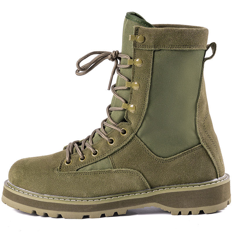 Men's Thickened Breathable Zipper Combat Desert Mountaineering Boots