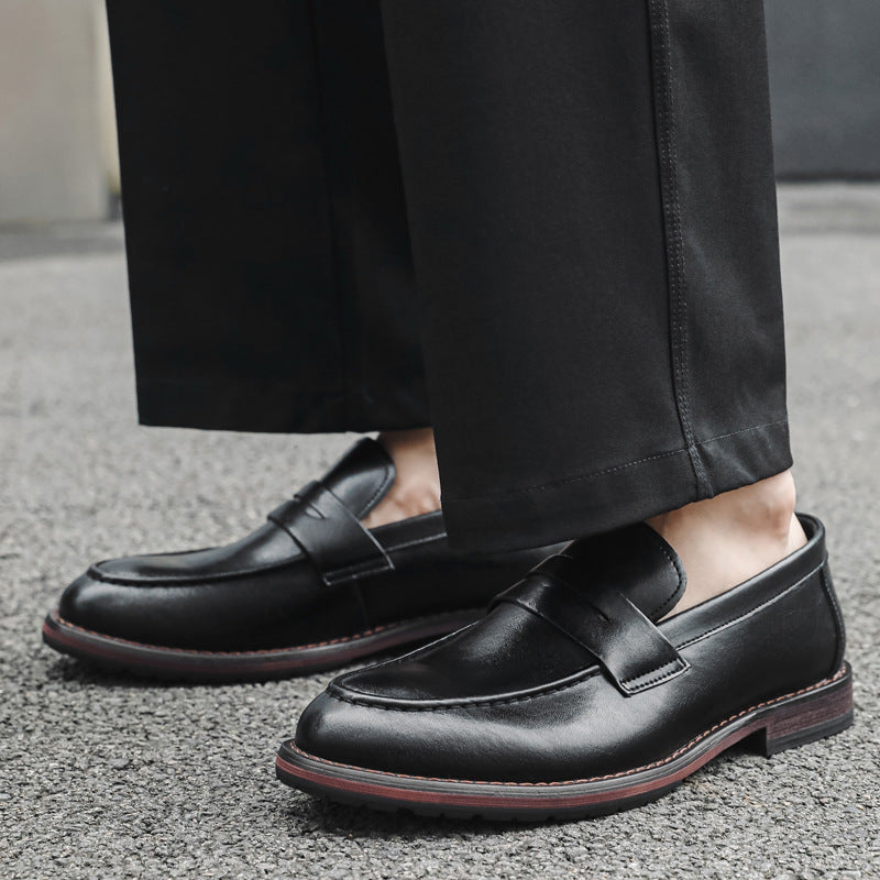 Men's Summer Retro Tassel Fashion Slip-on Pointed Small Men's Shoes
