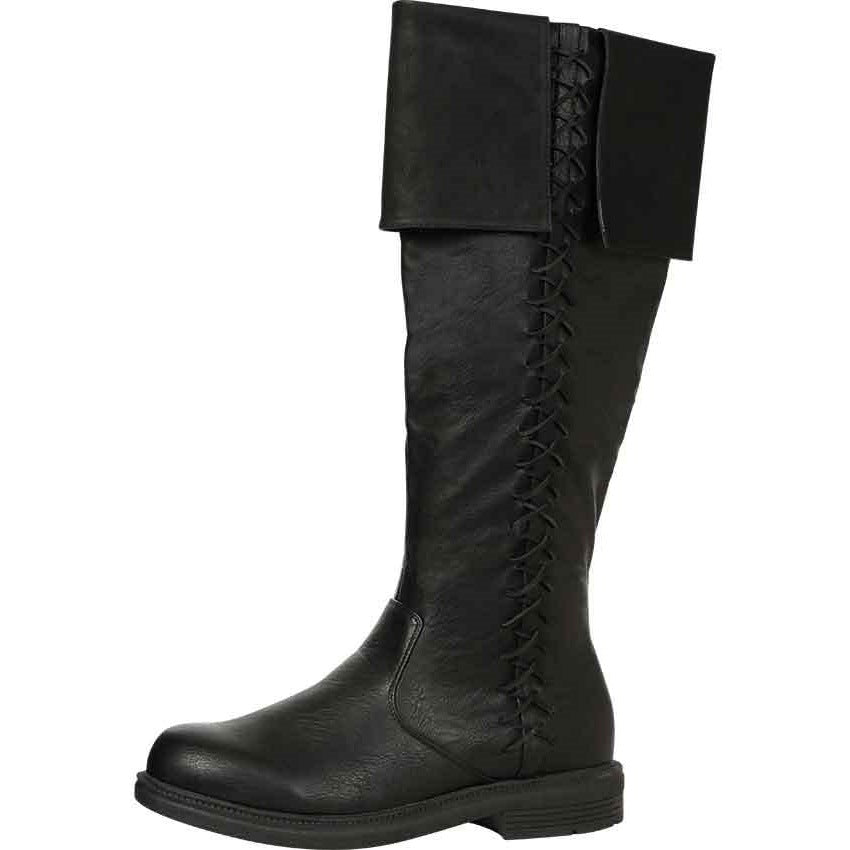 Men's Retro Medieval Nordic Viking Large Size Bart Men's Leather Boots