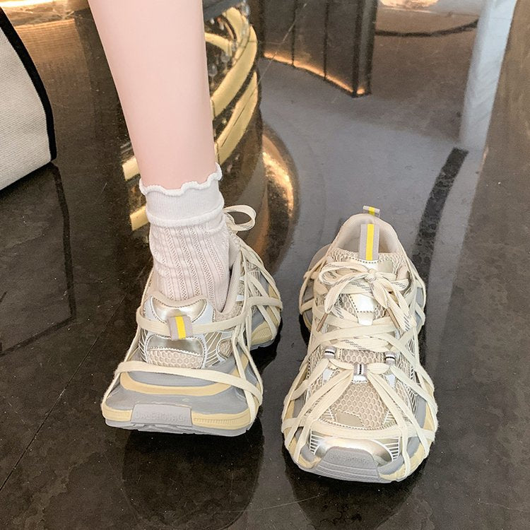 Women's Dad Trendy Autumn Versatile Height Increasing Sneakers