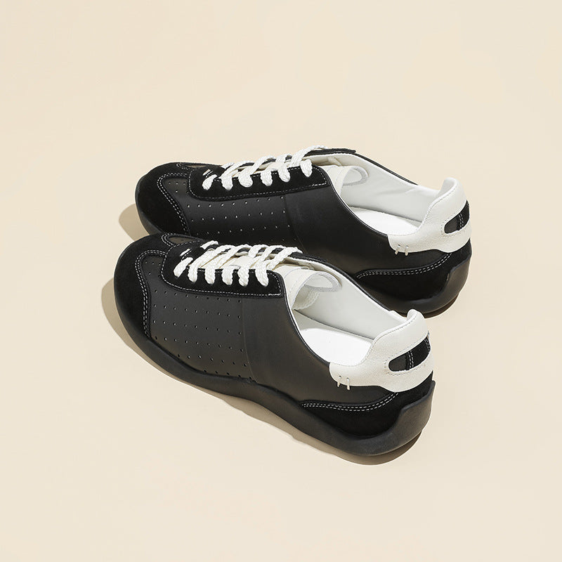 Women's Cowhide Ballet Training Spring Niche Vintage Women's Shoes