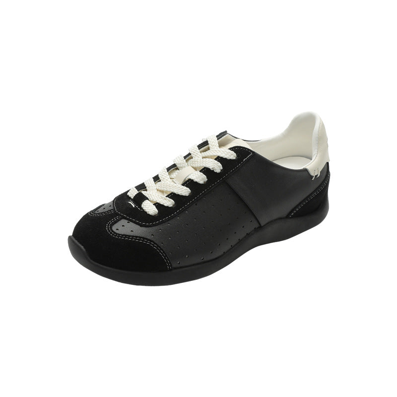 Women's Cowhide Ballet Training Spring Niche Vintage Women's Shoes