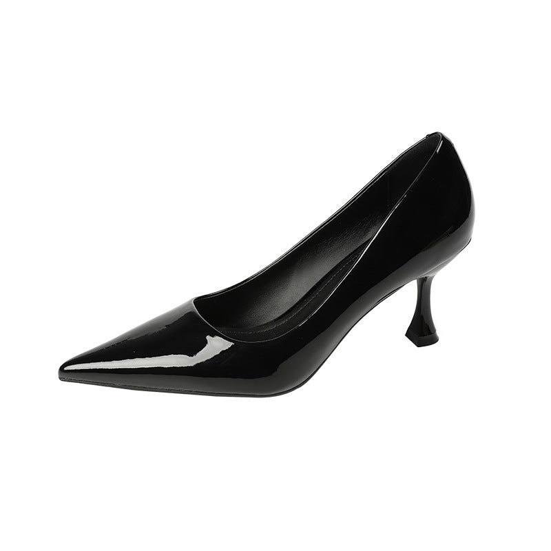 Women's Pointed High Commuter Soft Bottom Stiletto Women's Fashion Shoes