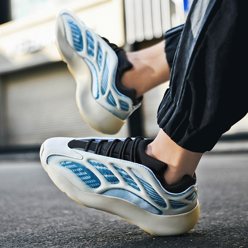 Men's Coconut Retro Daddy Breathable Shock Absorption Trendy Men's Sports Shoes