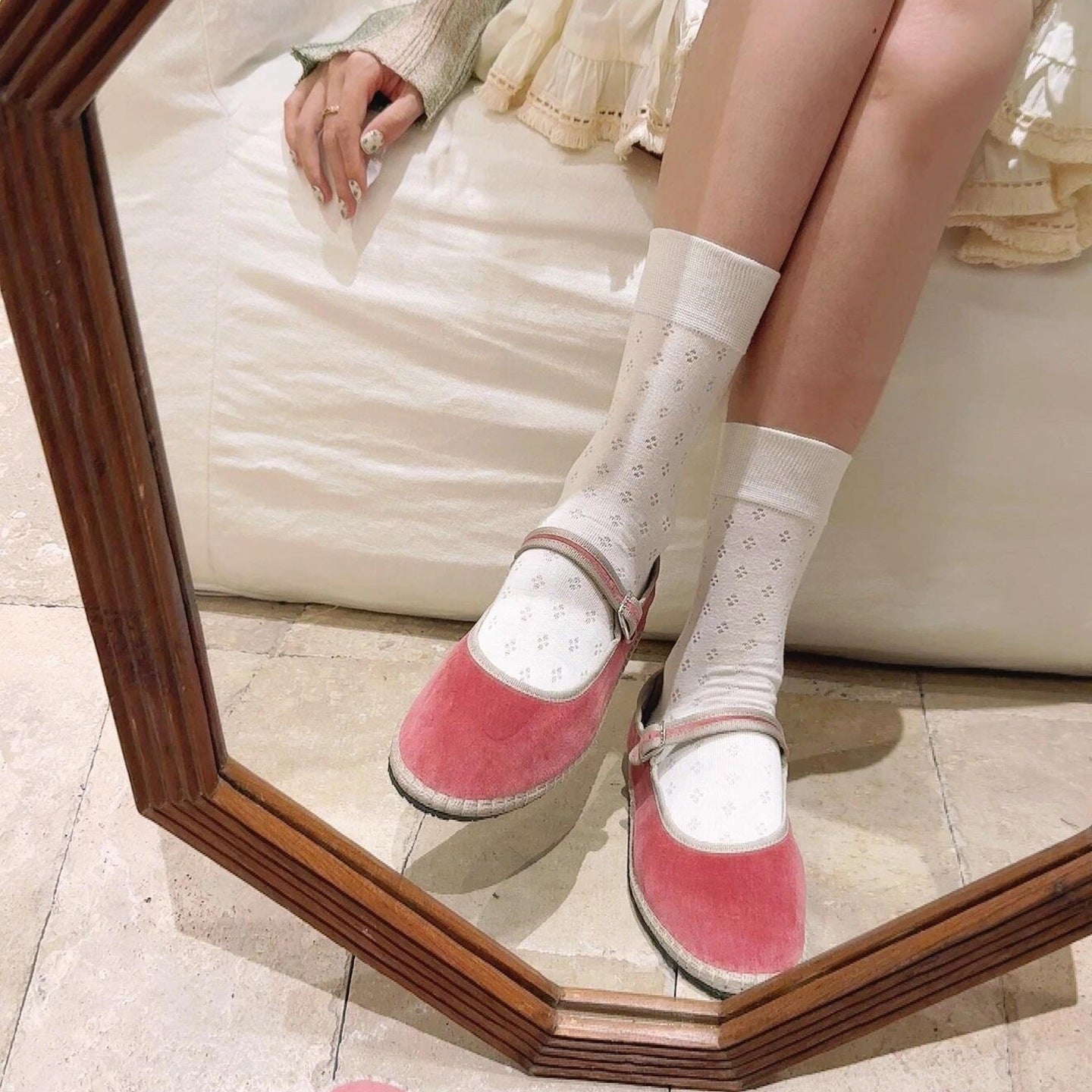 Women's Veet Mary Jane Grandma Flat Low-cut Ballerina Flats Women's Casual Shoes