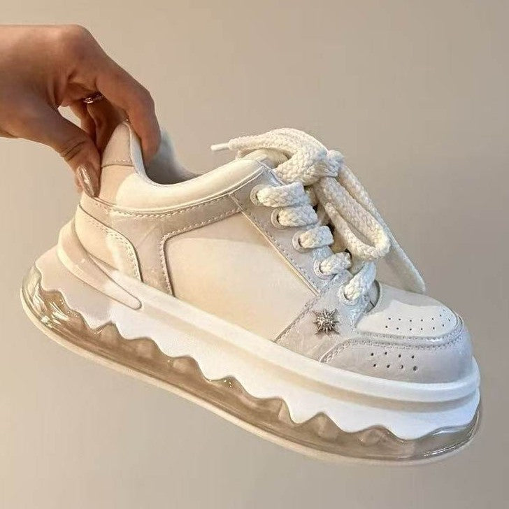 Spring Versatile Platform Increased Light Luxury Air Women's Sports Shoes