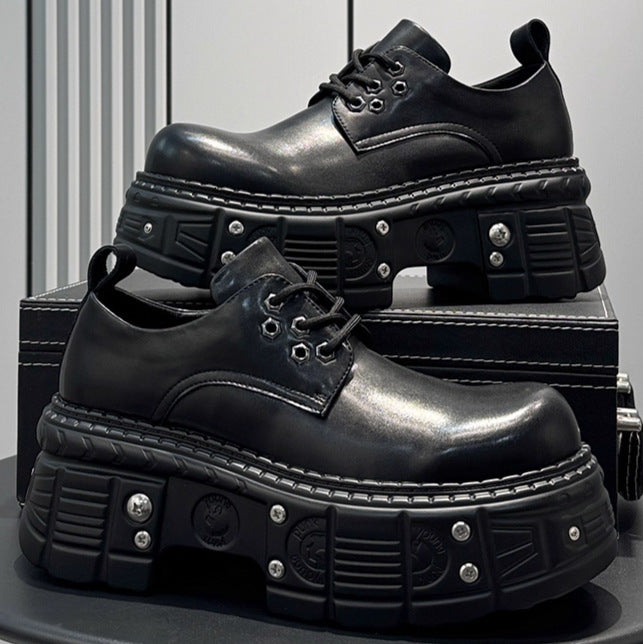 Men's Thick Bottom Height Increasing Insole Fashion Men's Shoes