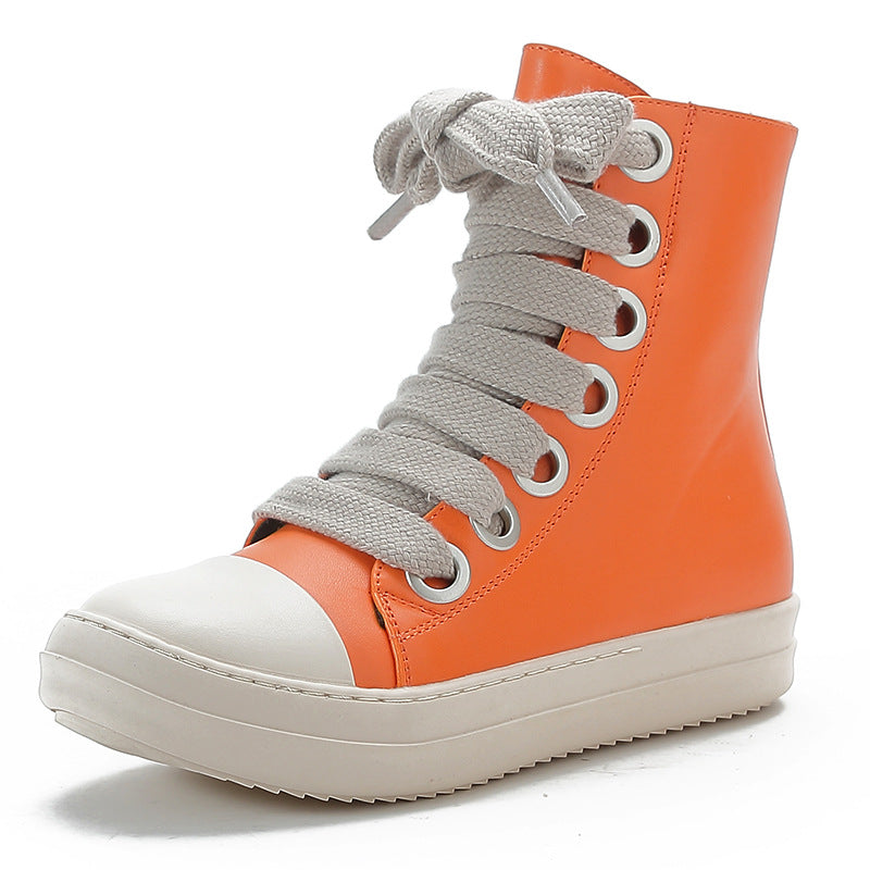 Fashion Street Small Preppy Style Big Boots