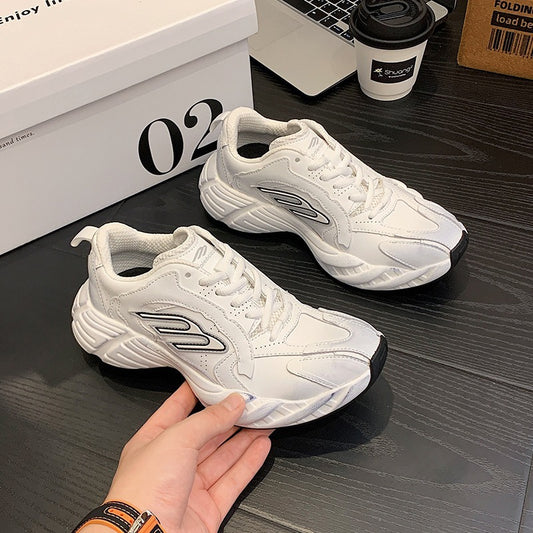 Women's & Men's Genuine Platform Dad Spring Distressed Lightweight Soft Sports Casual Shoes
