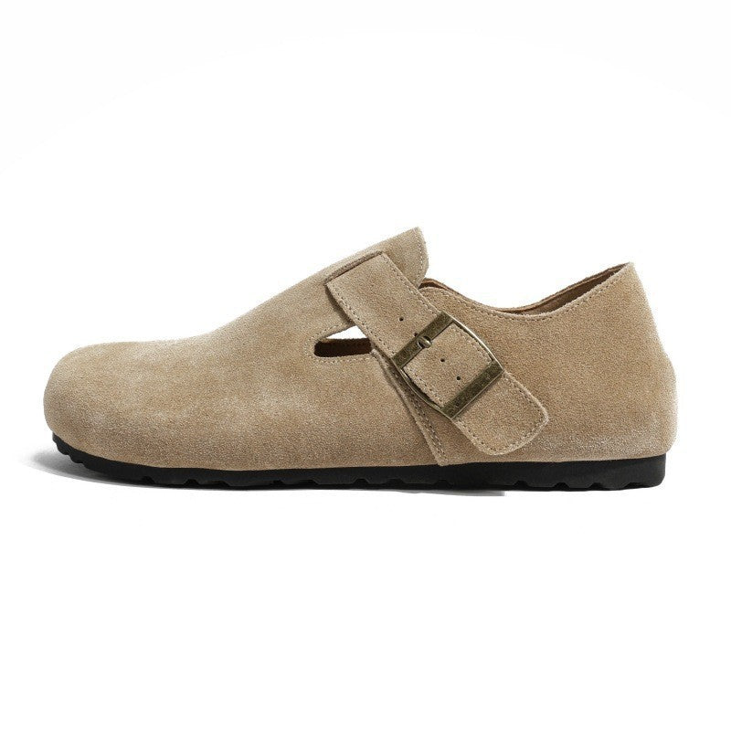 Women's Neck Spring Cork Flat Fishing Closed Women's Casual Shoes