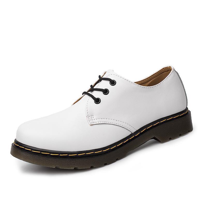 Women's & Men's Authentic British Style Plus Size Short Women's Leather Boots