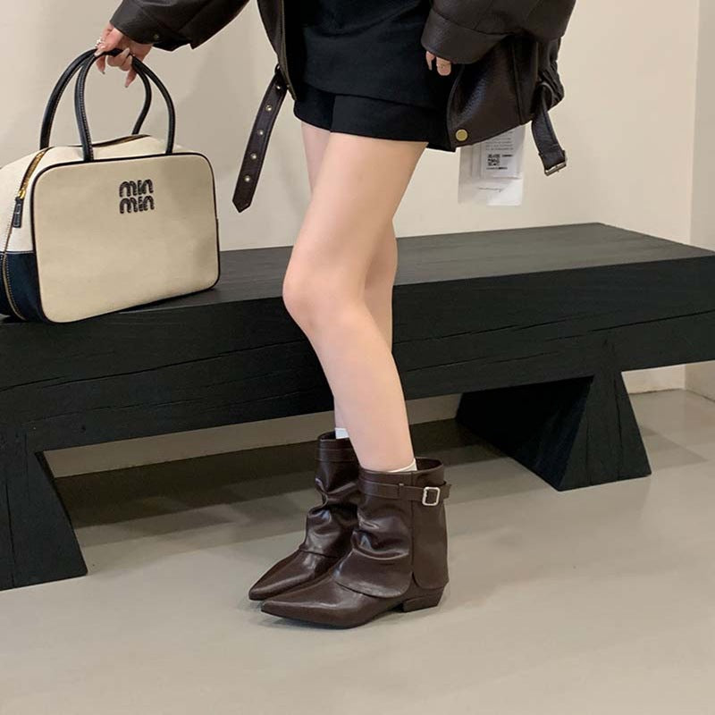 Women's Martin For High Short Fashion Chunky Boots