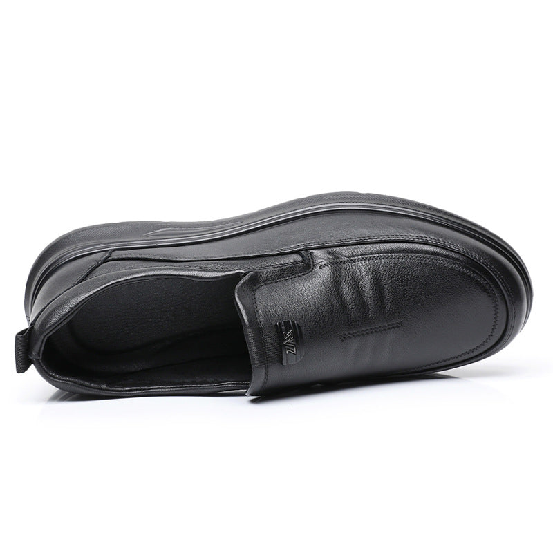 Men's First Layer Cowhide Everyday Joker Slip-on Casual Shoes