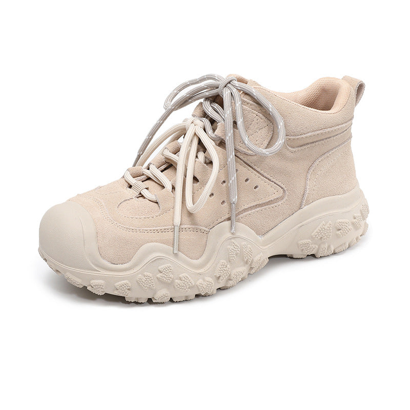 Women's Mountaineering Short British Style Martin Women's Leather Boots