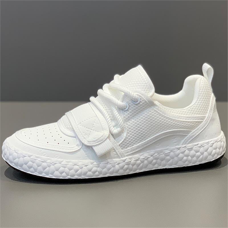 Men's Tide Breathable White Korean Trendy Fashion Joker Lightweight Men's Sports Shoes