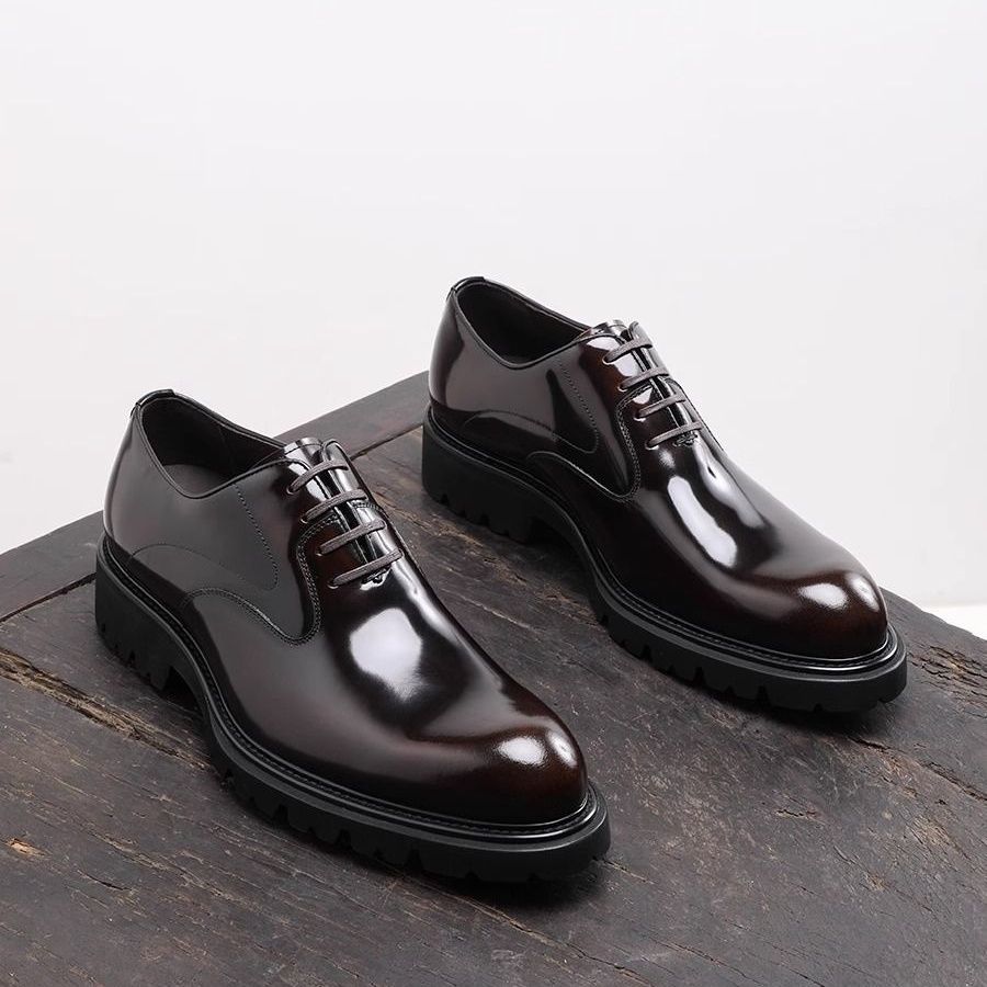 Men's British Trend Formal Wear Business Light Tong Men's Casual Leather Shoes