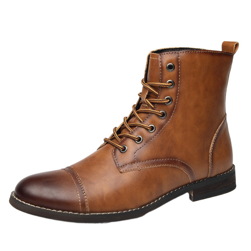 Men's Martin Fashion Large Size Retro British Boots