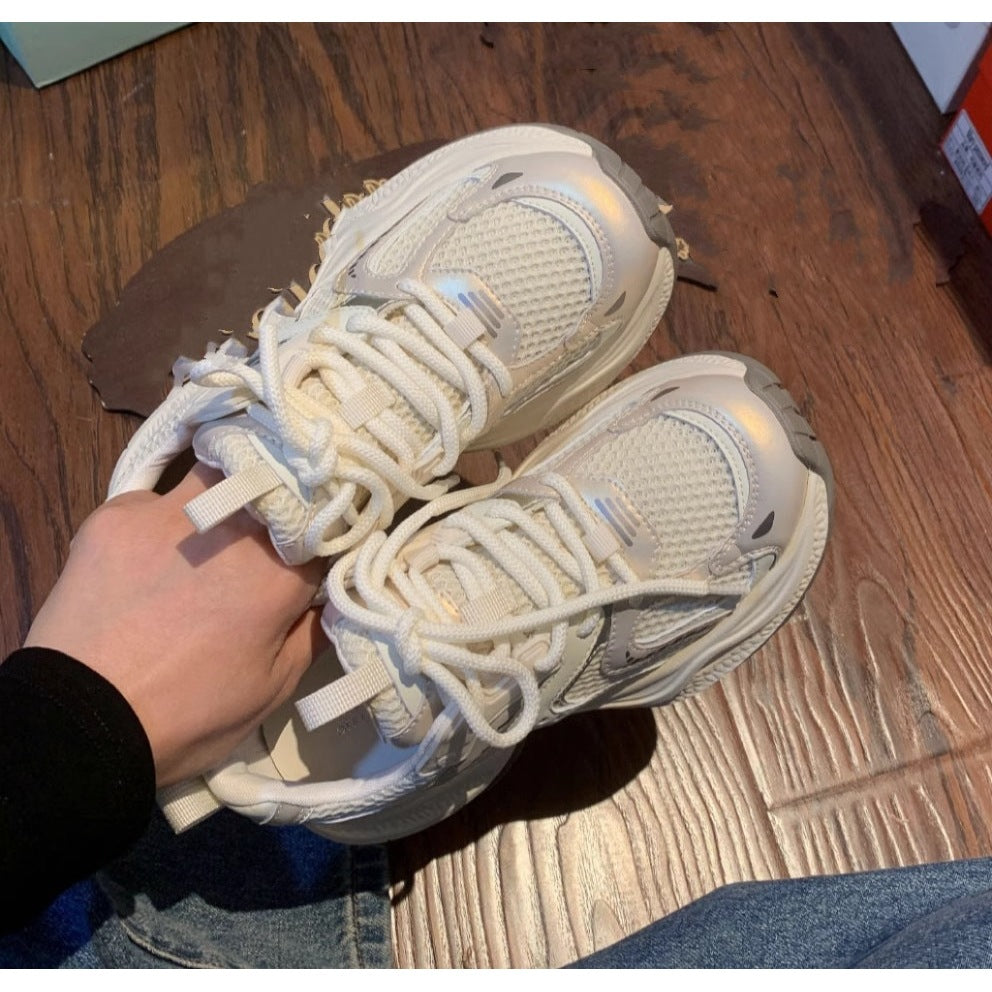 Women's Goods Breathable Platform Dad Small Height Women's Casual Shoes