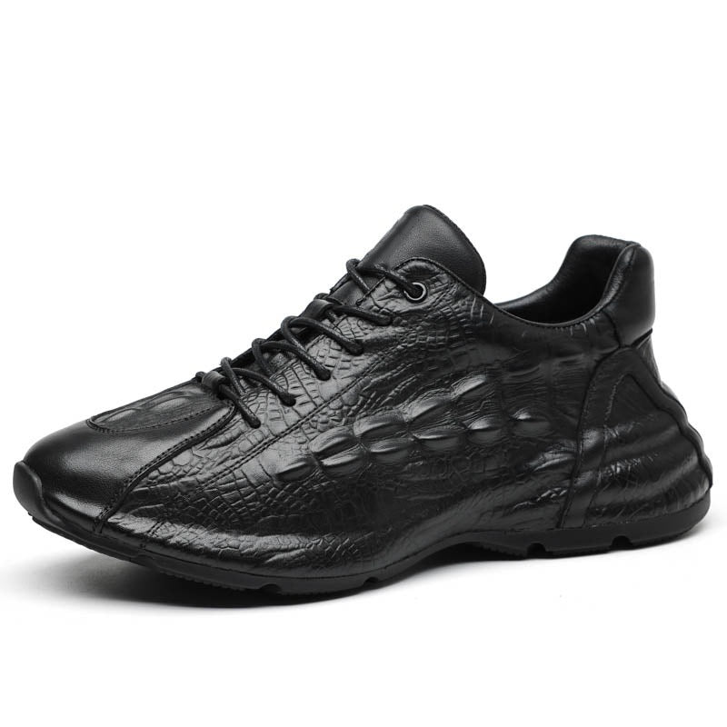 Men's Spring Breathable Versatile Height Increasing Insole Men's Sports Shoes