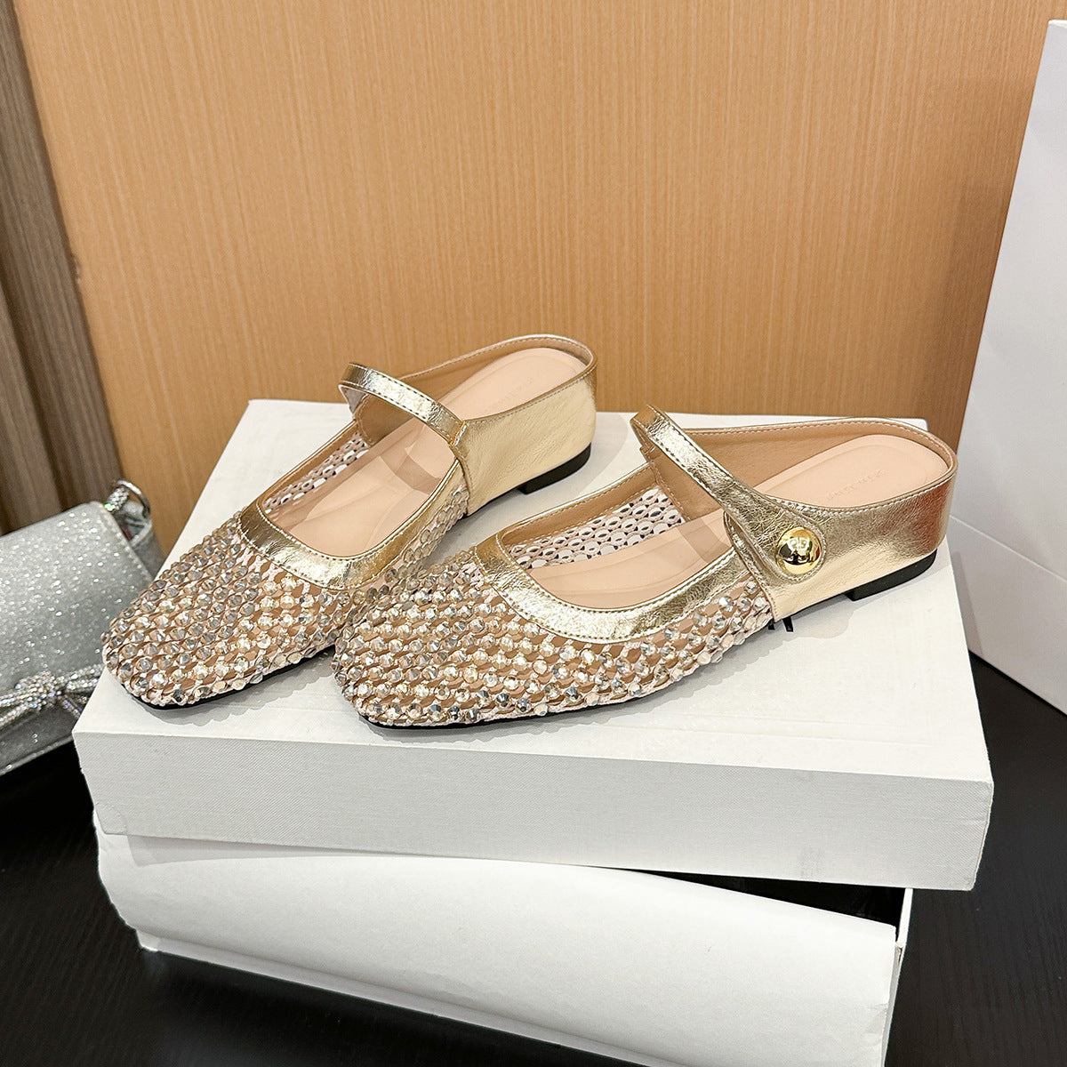 Women's Breathable Weaving Hollow Height Increasing Insole Back Women's Fashion Shoes