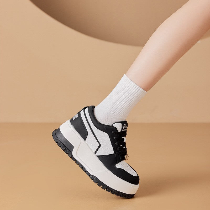 Women's Height Increasing Insole Flange In Black Women's Sports Shoes