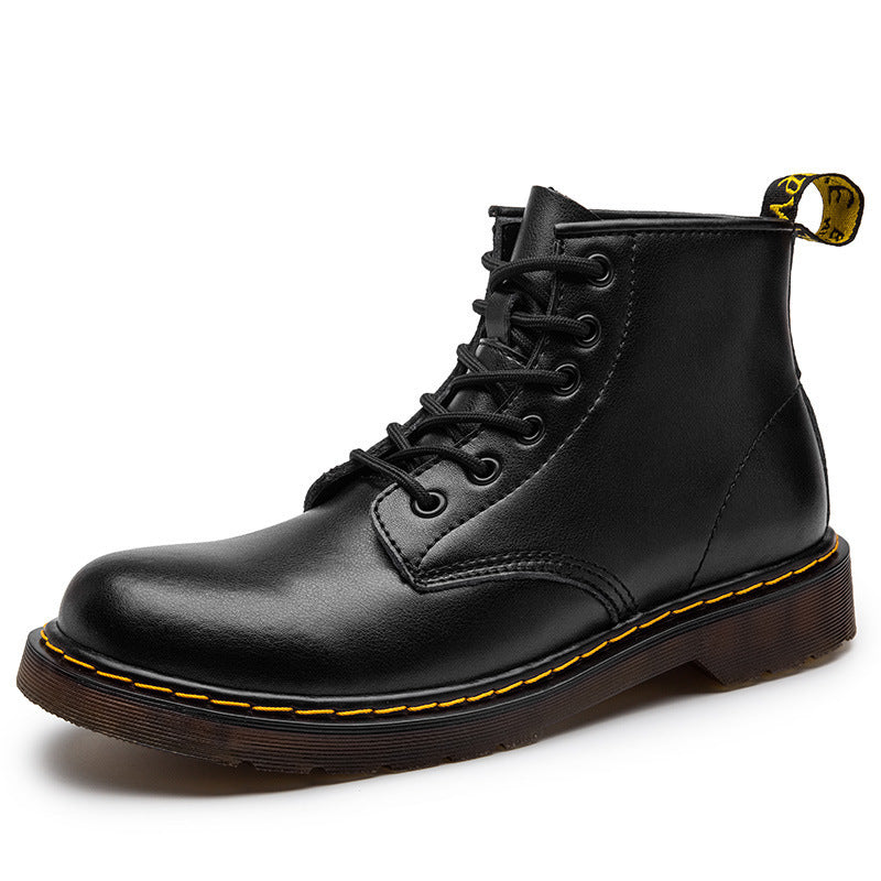 Men's Plus Size Martin Couple British Style Men's Leather Boots