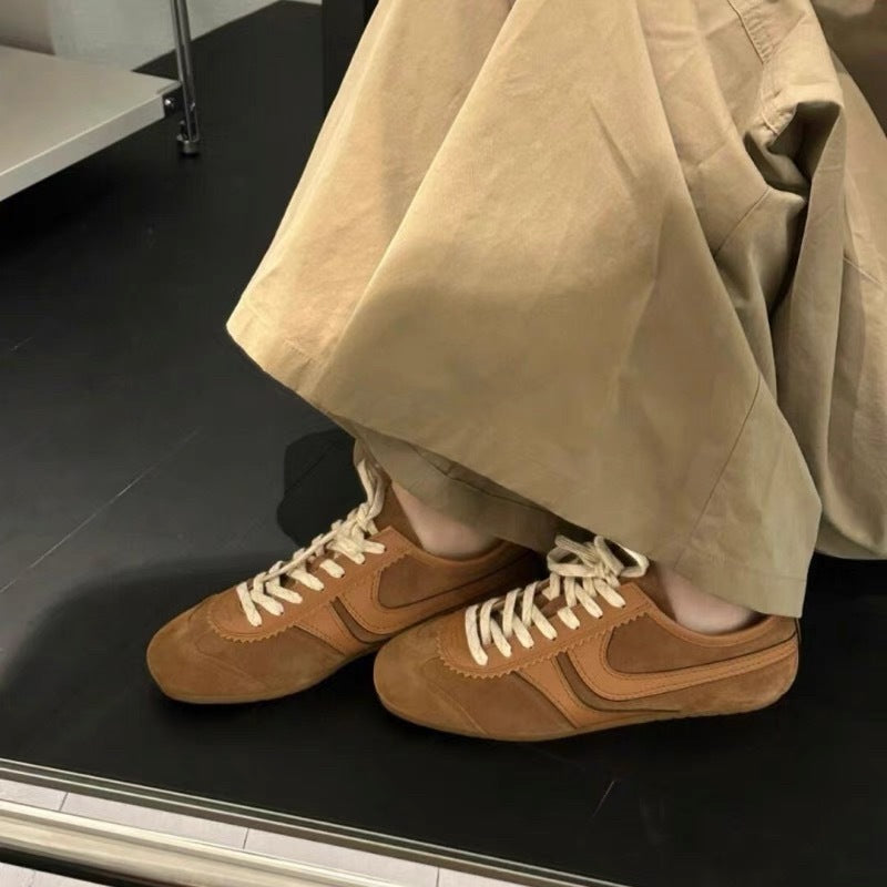 Women's Toe Laces Niche Height Increasing German Women's Sports Shoes