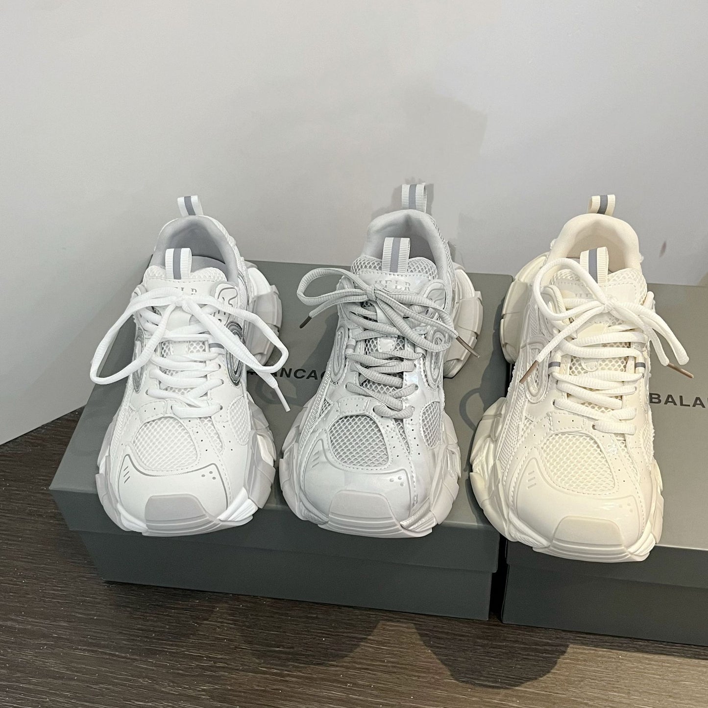 Women's Platform Dad Spring Mesh Breathable Pants Light Sneakers