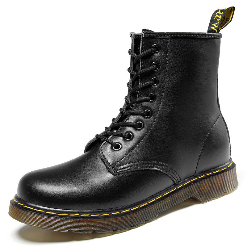 Women's & Men's Ankle Platform British Couple Men's Martin Boots
