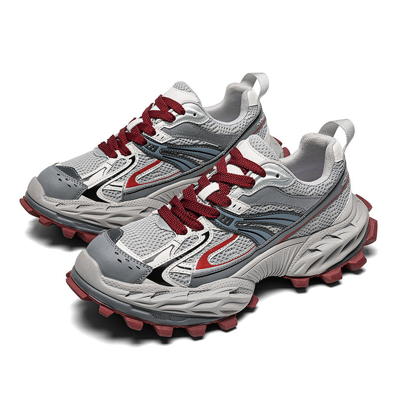 Men's Platform Dad Mesh Elevator Breathable Comfortable Men's Shoes