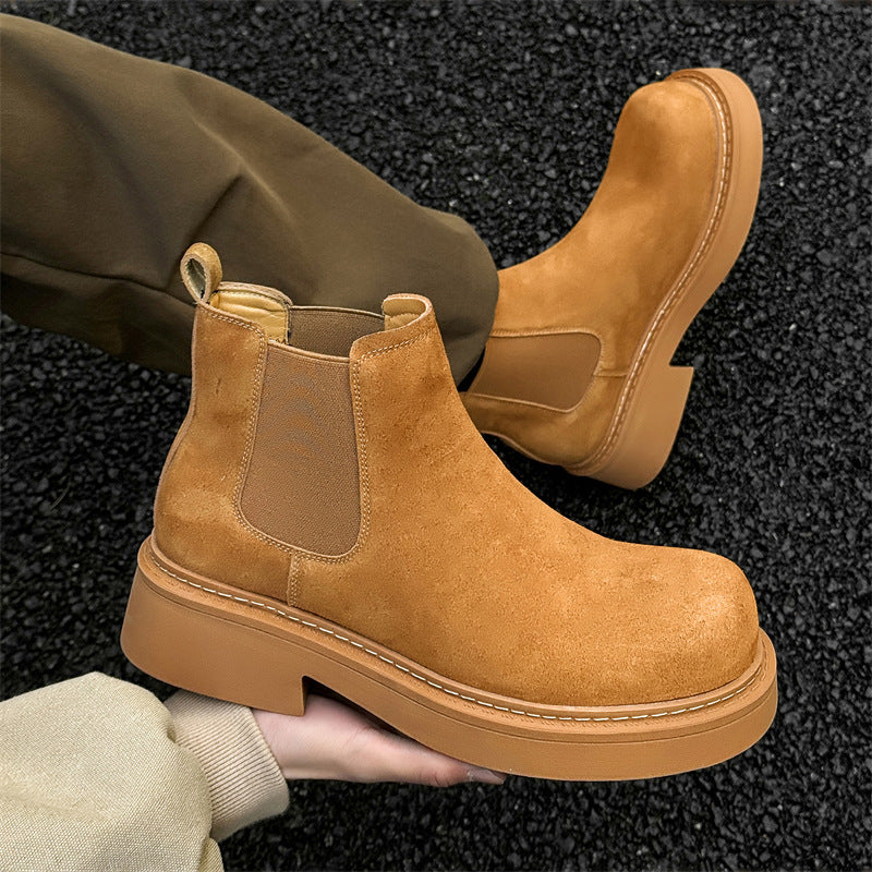 Men's Chelsea British Style Retro Big Toe Men's Martin Boots