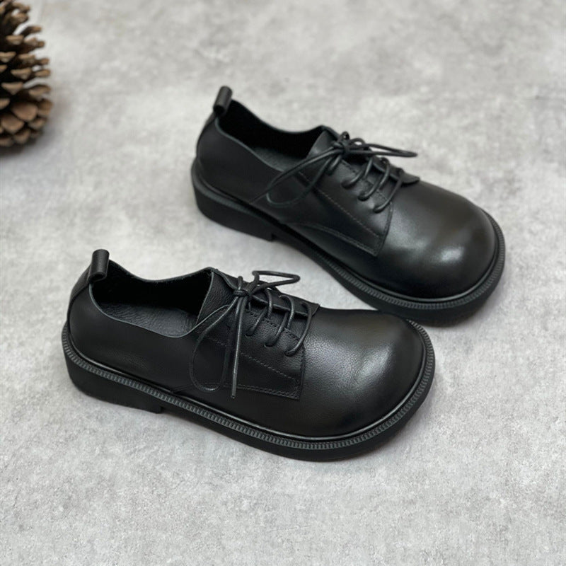 Style Artistic Retro Genuine Pumps Soft Bottom Women's Casual Shoes