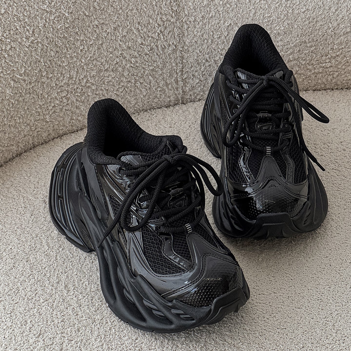 Thick Bottom Heightened Daddy Couple Fashion Men's Casual Shoes
